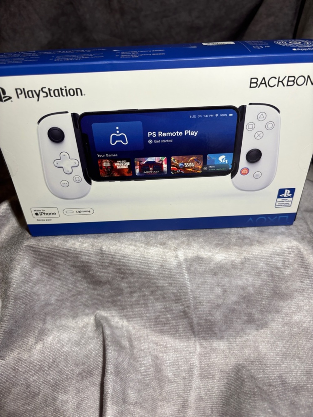 Sony PlayStation Backbone Mobile Controller - White